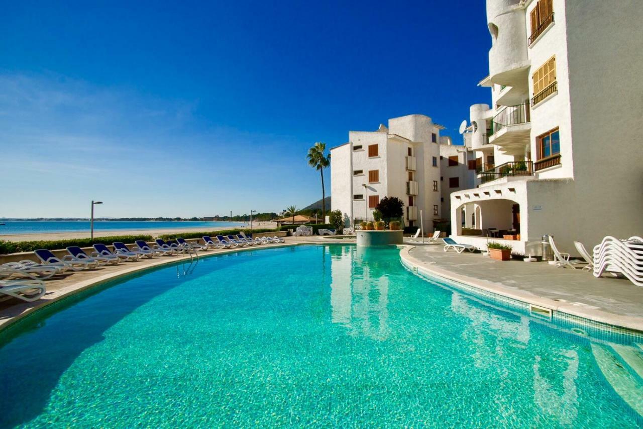 Beachfront Apartment Port de Alcudia  Esterno foto